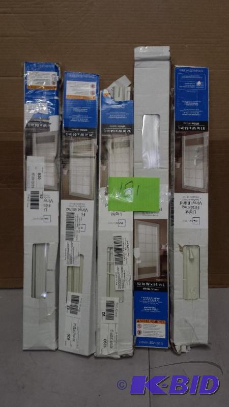 Lot of 5 Mainstay  Blinds