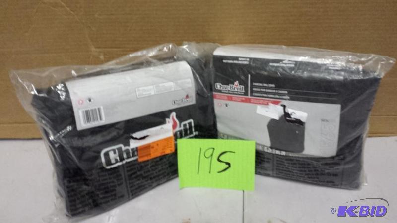Lot of 2 Char-Broil Grill Covers