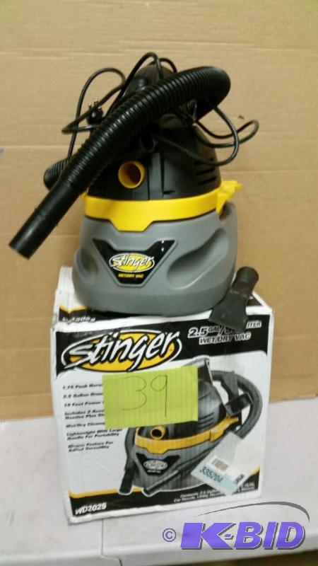 Stinger 2.5 Gal Vacuum