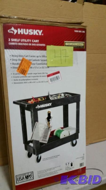 Husky Tool Shelf Utility Cart