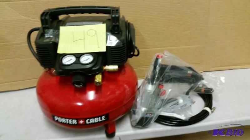 Porter Cable Compressor and 16 G Nailer