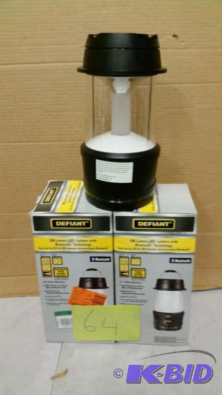 Lot of 2 LED Lights Bluetooth Tecnology