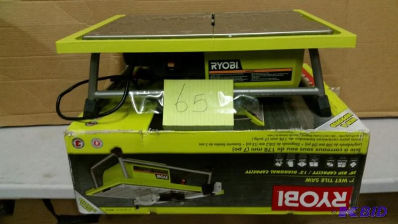 ryobi tile saw used