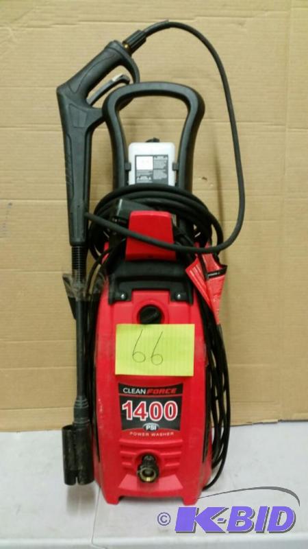 Clean force 1400 psi