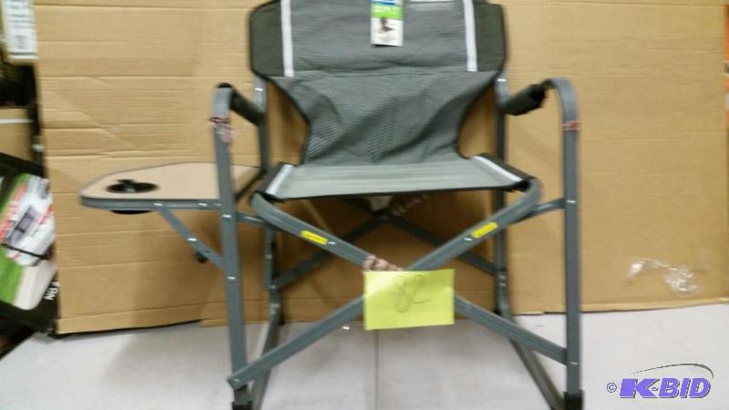 Northwest Territory Directors Chair with Side Table - Gray