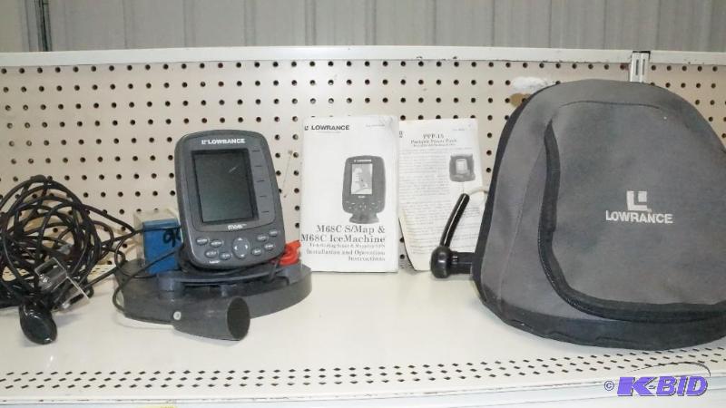 Lowrance MX68 Fish Finder with GPS System and Case