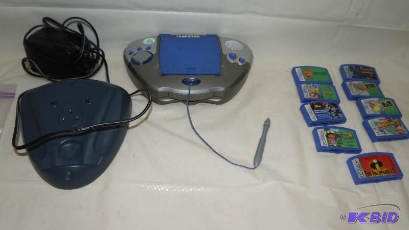 Leapster with Charging Station and 9 Games