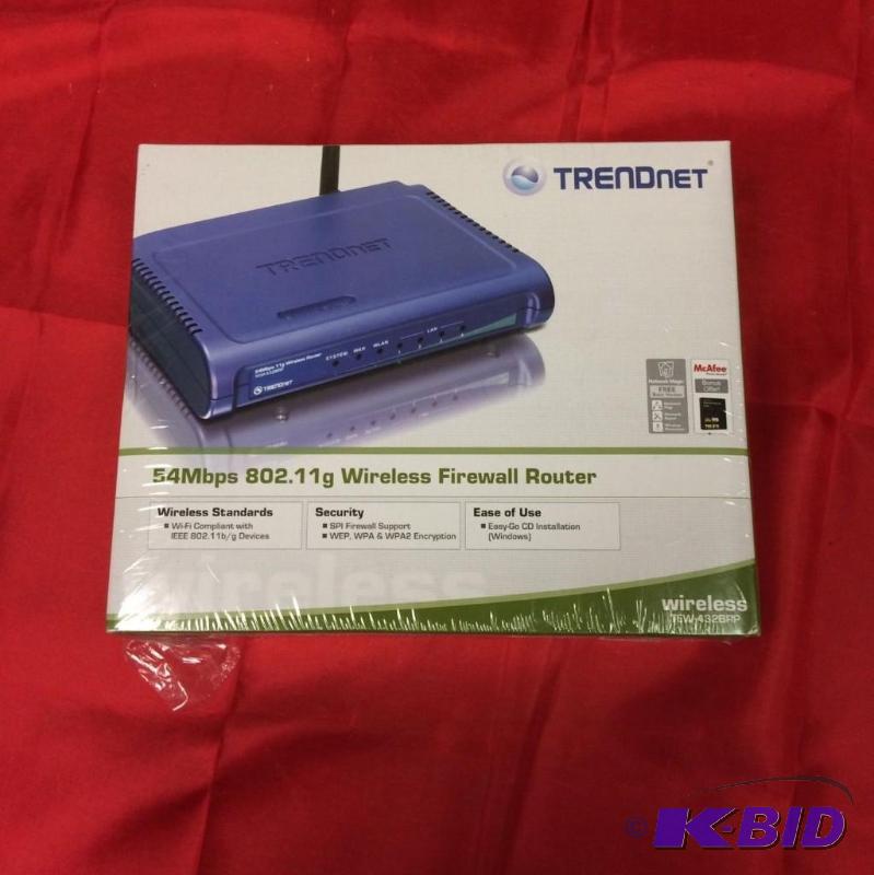 lot 10 image: NEW Sealed Trendnet 54mbps 802.11g Wireless R...