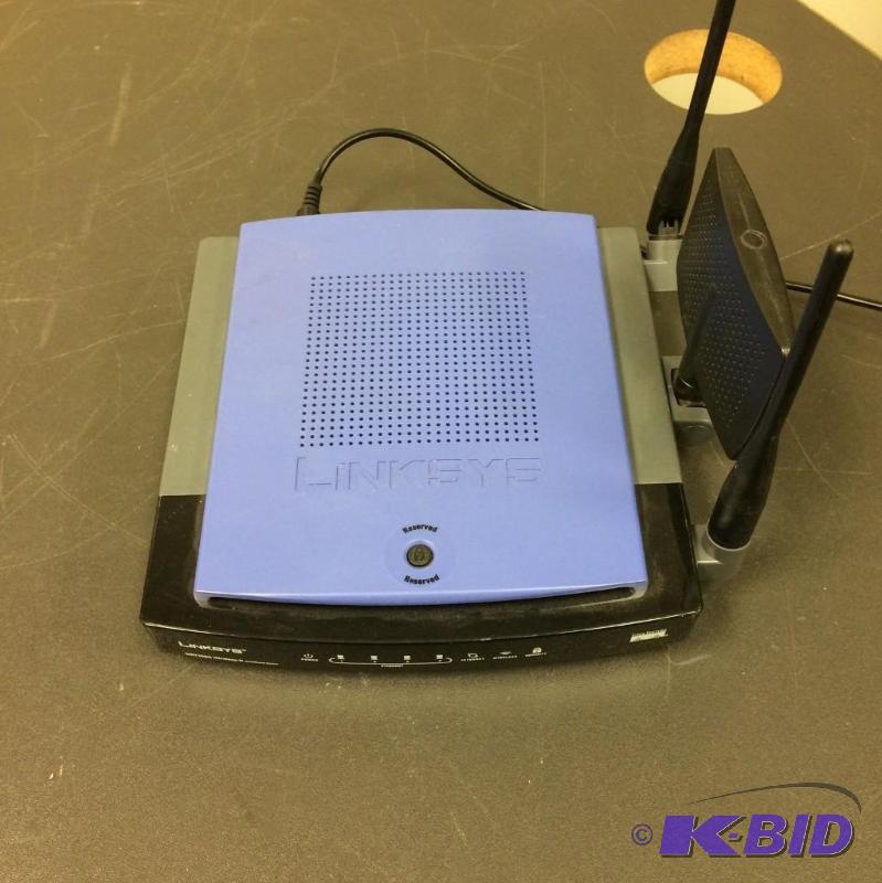 lot 8 image: Linksys Broadband WRT300N Wireless-N Router L...