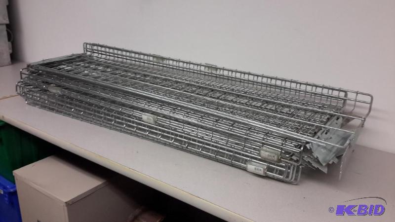lot 51 image: Metal shelving