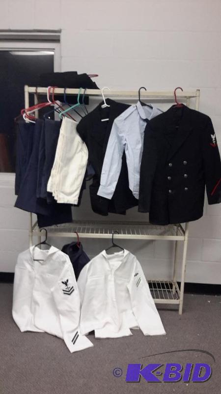 lot 62 image: Lot of assorted military uniforms