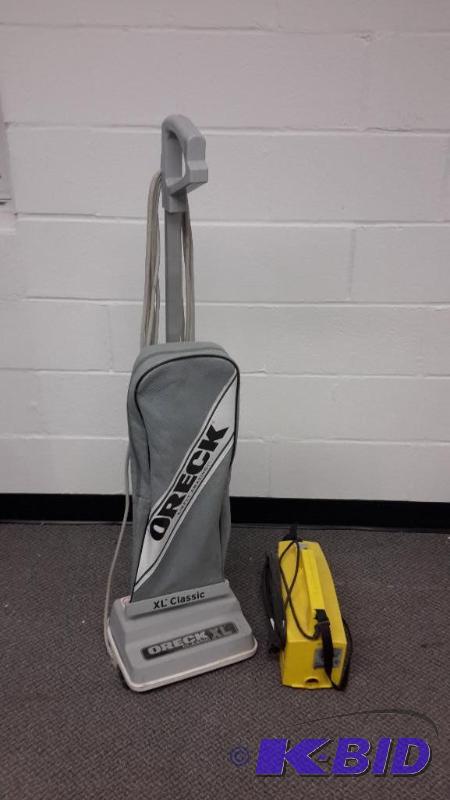 lot 63 image: Lot of 2 Oreck vacuums