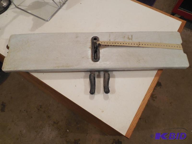 lot 13 image: Fish Cleaning table that hold the fish in place