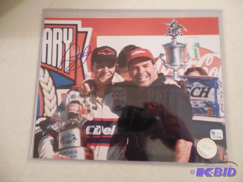 Dale Earnhardt Jr. Autographed 8 x10 Photo with COA