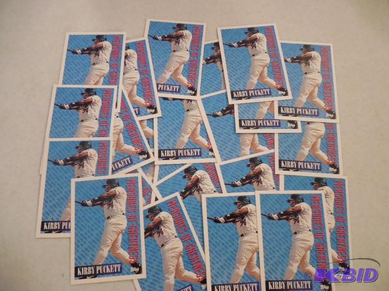 (25) Kirby Puckett Lot of 25 cards
