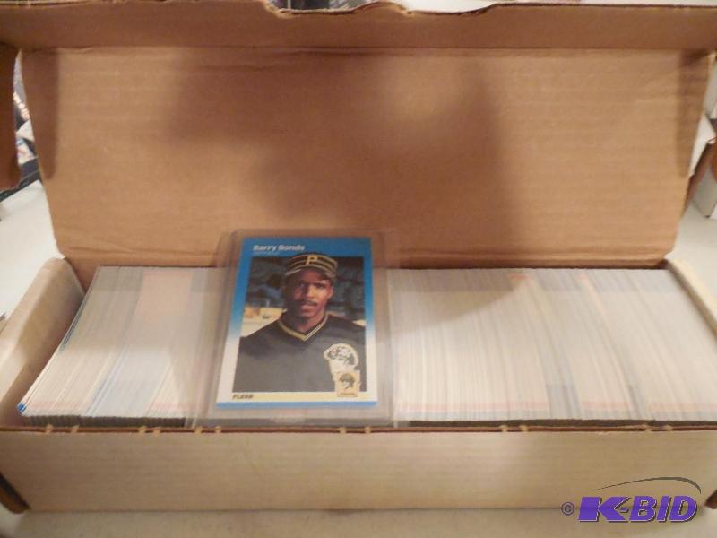 1987 Fleer Factory Set with Barry Bonds, Will Clark and John Kruk Rookies