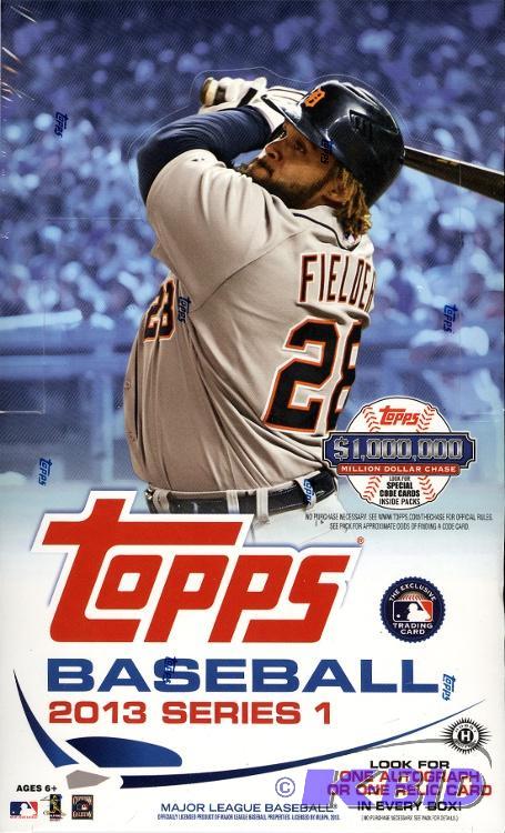 2013 Topps Series 1 Baseball Hobby Box