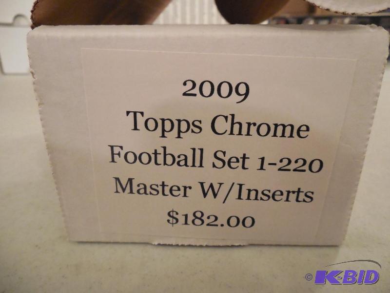 2009 Topps Chrome Football Complete Master Set 260 Rookies Stafford McCoy Harvin