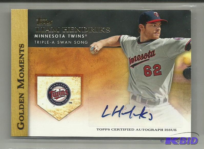 2012 Topps Liam Hendriks Rookie Autograph