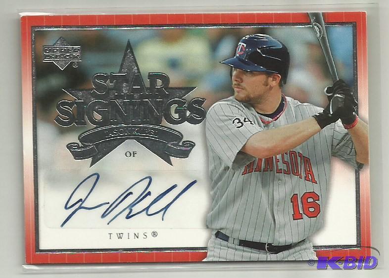 2007 Upper Deck Jason Kubel Autograph