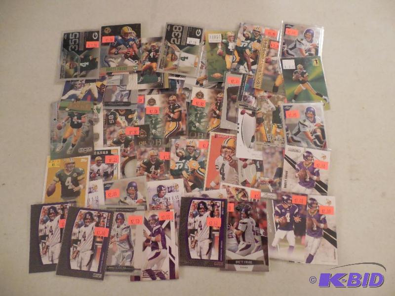 (50) Brett Favre Cards. Huge collection - lot - Packers