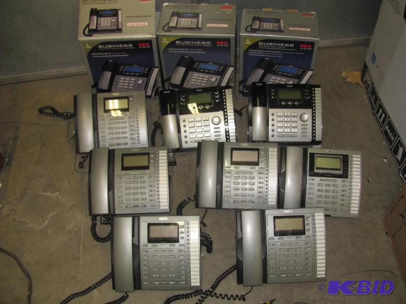 These Eight (8) RCA Business Phones were remo...