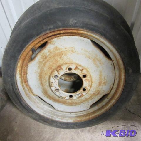 lot 19 image: Ford 8N Tractor Tires & Rims
