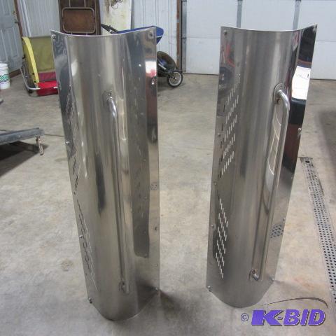 lot 2 image: Stainless Muffler Guards
