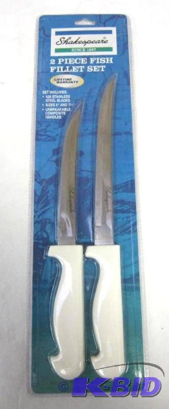 2 Piece Shakespeare Fish Fillet Knife Set