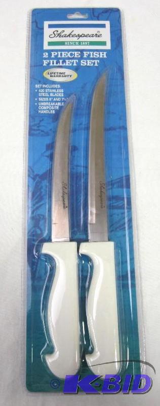 2 Piece Shakespeare Fish Fillet Knife Set