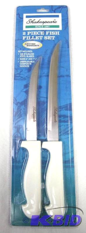2 Piece Shakespeare Fish Fillet Knife Set