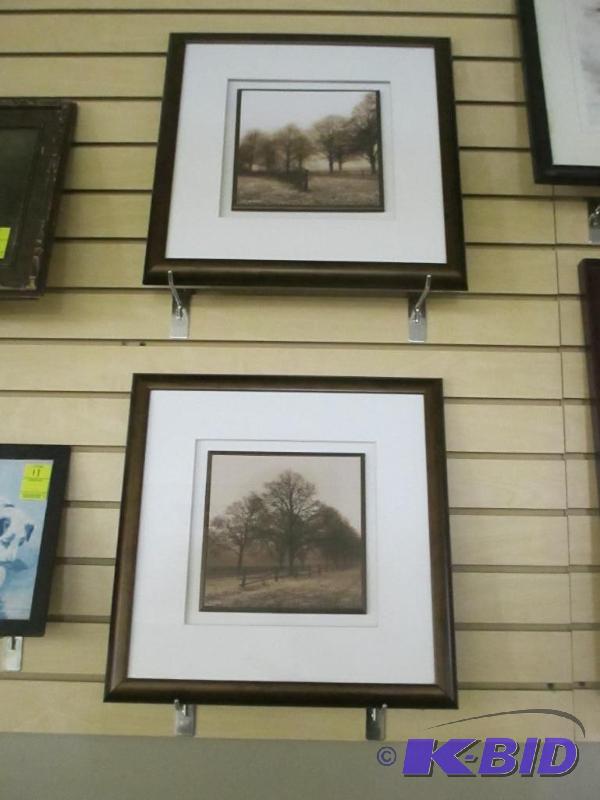 2 Framed Photographs - Signed