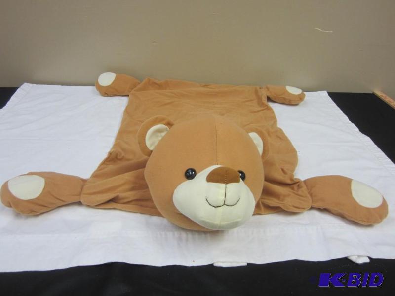 Bear plush character pillow case