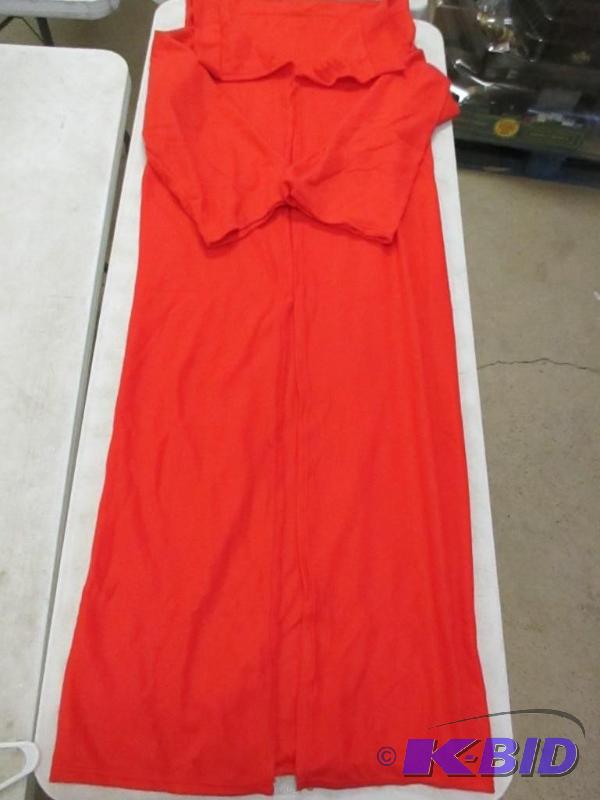 RED snuggle blanket with sleeves