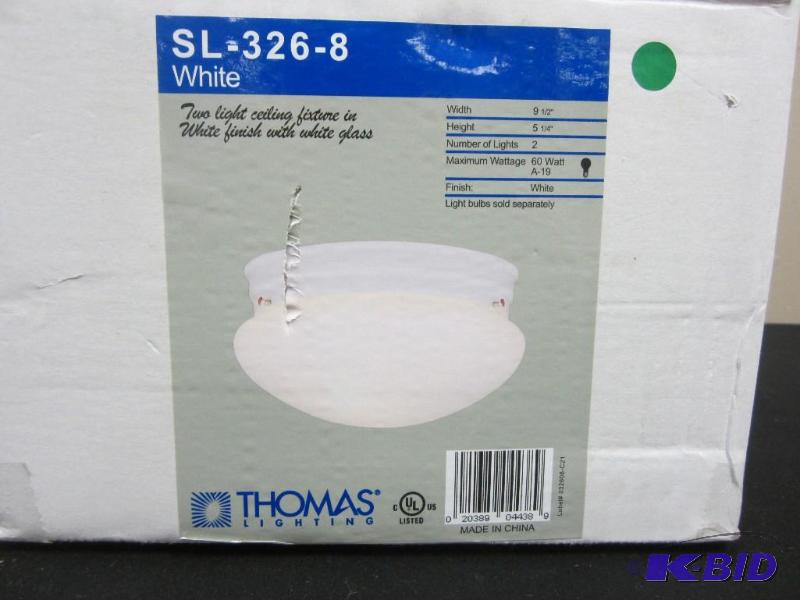 Thomas Lighting White Ceiling Light