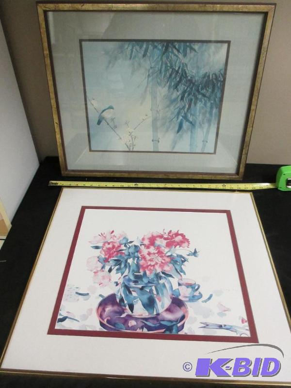 Bird And Floral Print