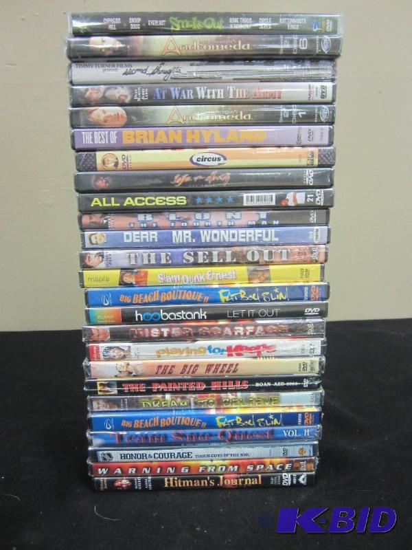 Large lot of new DVDs