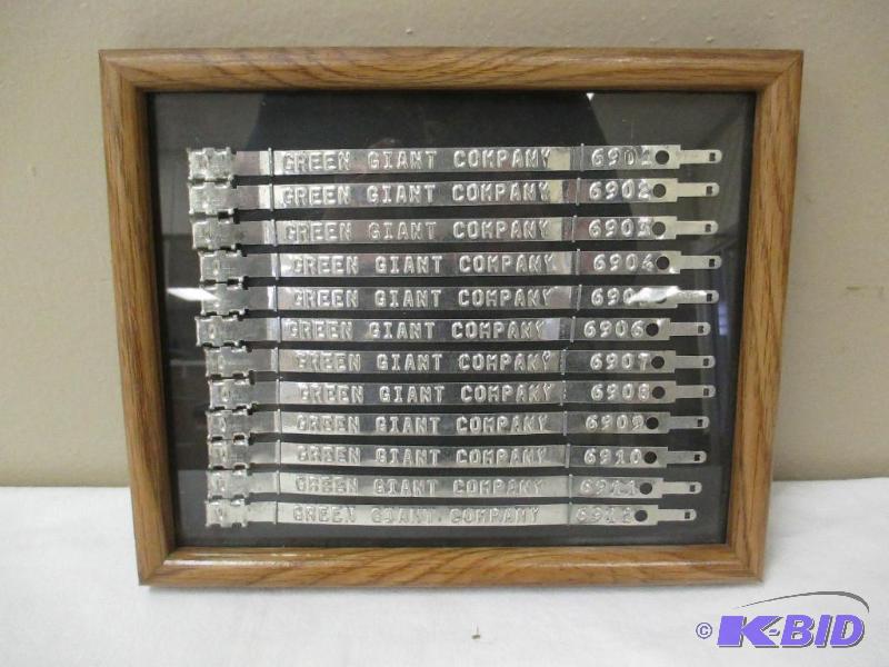Vintage Green Giant Company Numbered Tags