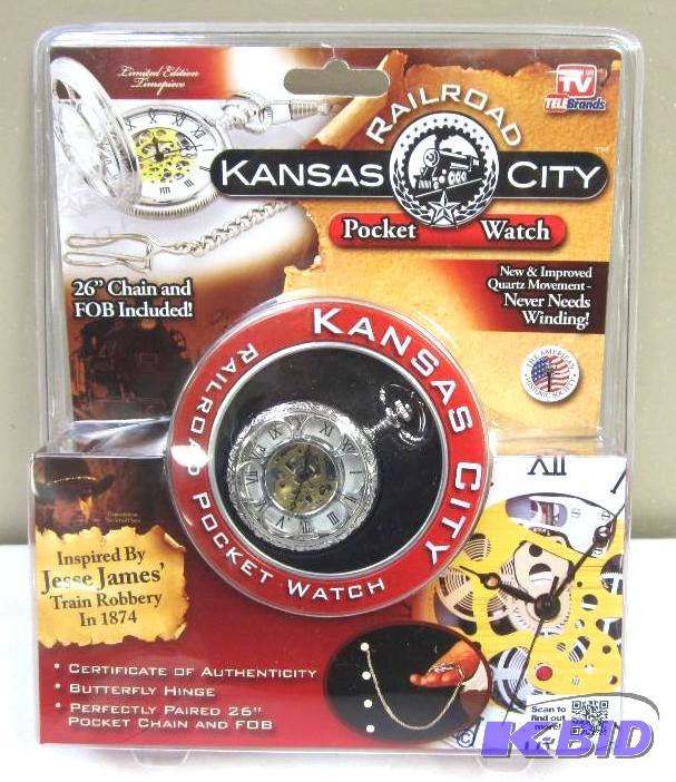 Kansas City Railroad Pocket Watch