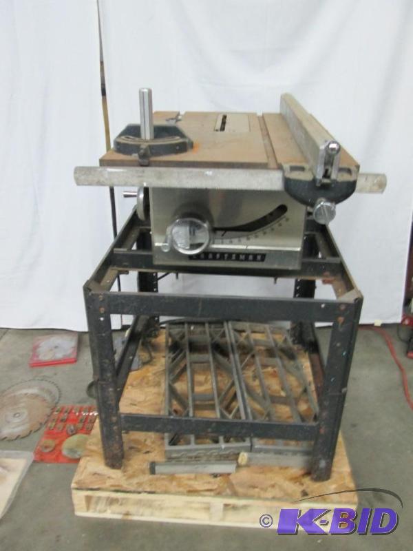 Craftsman Bench Saw w 10 Tilting Harbor