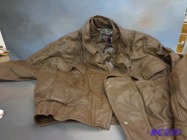 Mens Leather Jacket   Fluid International  L...