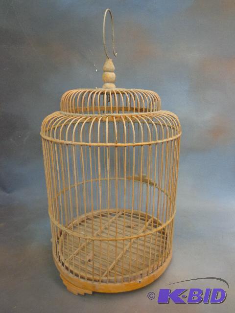 Wooden Bird Cage   21&quot&nbsphigh ...