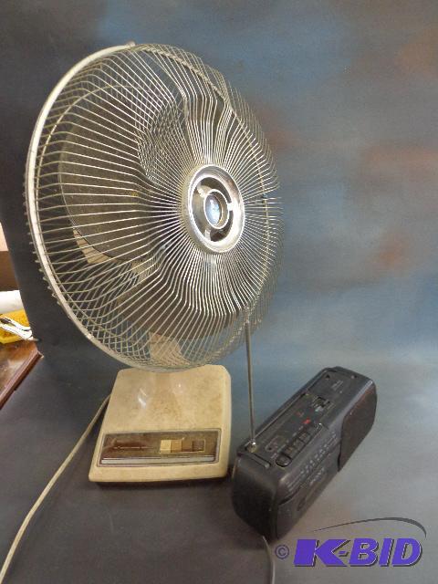Galaxy 16&quot Fan and Sony Cassette Player ...