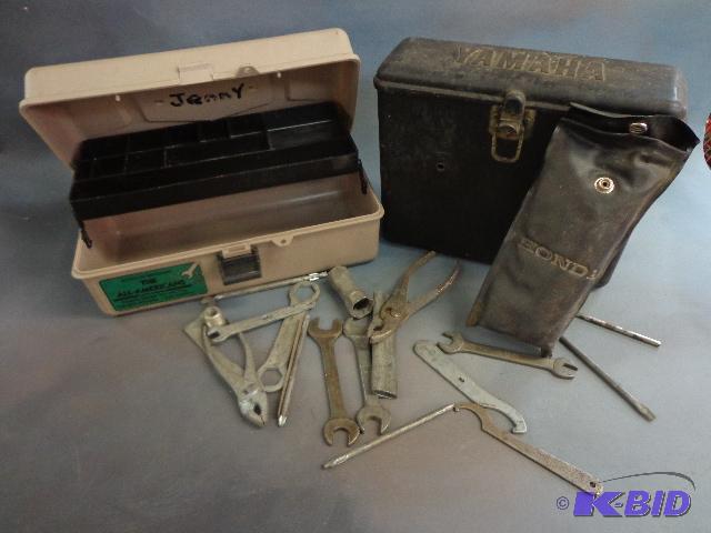 Honda Tool Kit and Fishing Tackle Box...