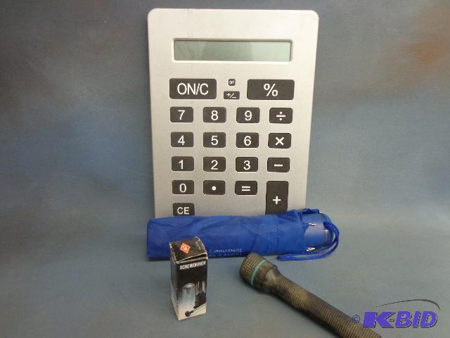 Extremely Large calculator, Umbrella, Little ...