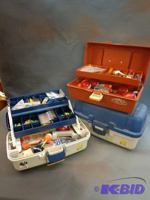 Tackle Boxes Filled with Tackle   Old Pal  Pl...