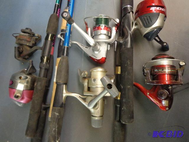 6 Fishing Rods and Reels   Eclipse  Shakesphe...