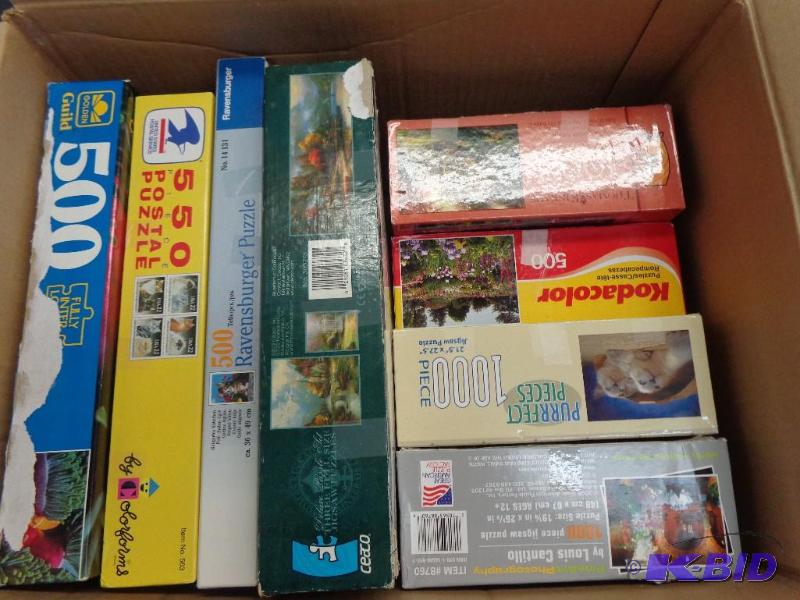 Assorted Puzzles   Flowers  Animals  Scenery ...