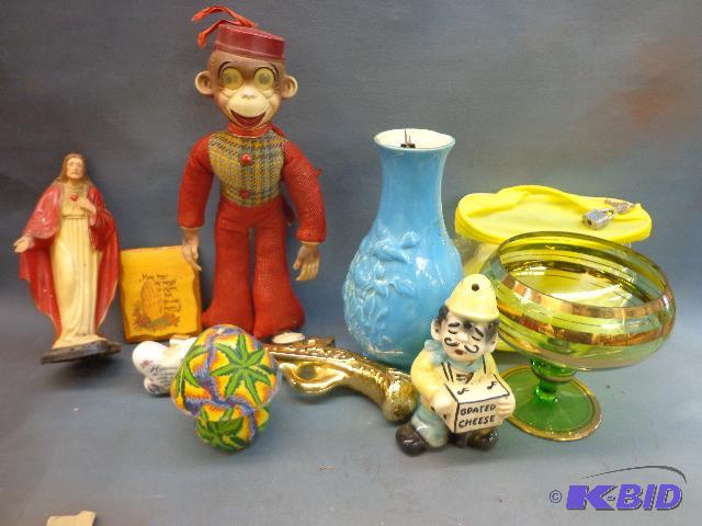 Avon Decanter, Antique Monkey, Cheese Shaker ...