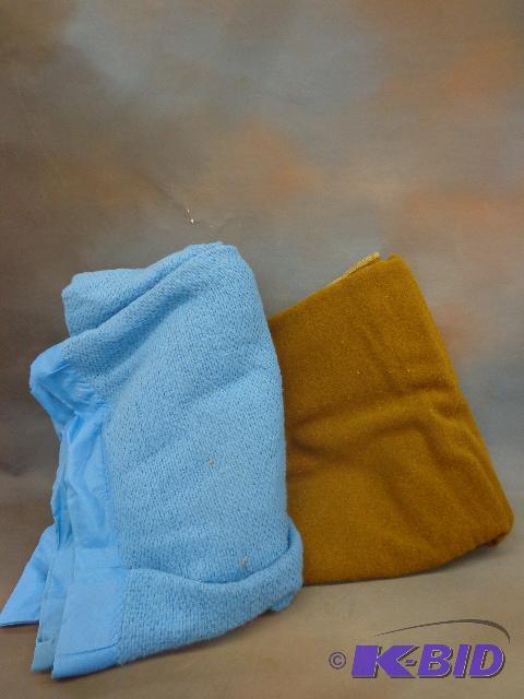 Blankets   Green Wool Army Blanket  Blue Blan...
